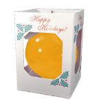 Gold Custom Ornament with Gift Box by Adco Marketing.
