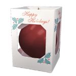 Maroon USA Made Custom Ornament in Gift Box