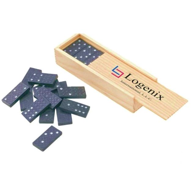 Travel Domino Set in Wooden Box