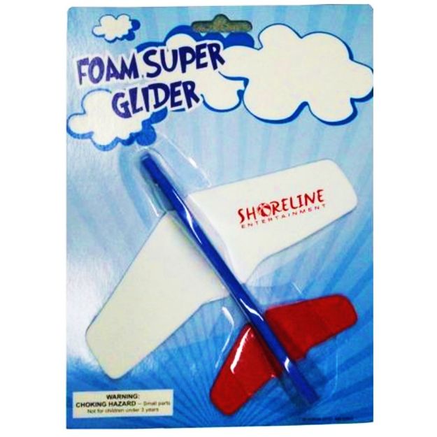 Foam Super Glider with Custom Imprint on the Wing