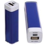 Blue custom battery phone chargers