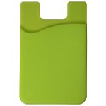 Lime green promotional trade show wallet giveaway
