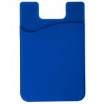 Blue cell phone custom silicone wallet