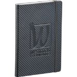 Ambassador Carbon Fiber Journal Book and Notebook with your custom logo debossed