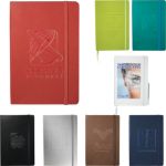 Ambassador Bound Journal Book with custom logo or deboss medium size
