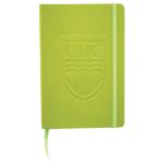 Lime green custom ambassador lined journal