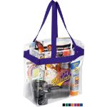 Clear Stadium Tote Bags approved for NFL stadium use in bulk