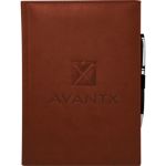 Brown custom journal