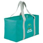 Turquoise custom large carryall totes