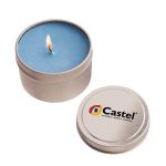Custom Soy Candle Tins - 4 oz Blue Ocean Mist