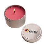 Custom Soy Candle Tins - 4 oz Red