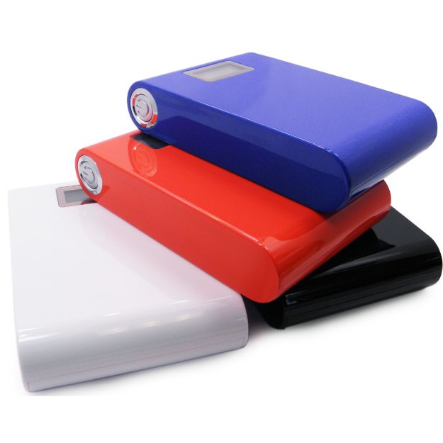 High Capacity Power Bank and LED Flashlight for iPads, Tablets, iPhones and Smartphones