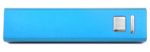 Deep Sky Blue 2,600 mAh power bank customized with your logo by Adco Marketing