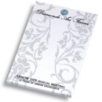 4 x 6 25 sheet custom sticky notepad with full color imprint