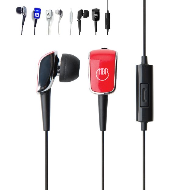 Custom Earbuds and Mricrophone with your logo imprinted