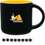 Minolo Custom Ceramic Mugs with a Matte Finish and Two Tone Glossy Interior