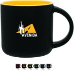 Minolo Custom Ceramic Mugs with a Matte Finish and Two Tone Glossy Interior