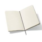 Opened Moleskine® Soft Cover Ruled Large Notebook