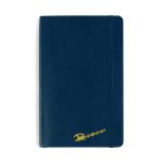 Sapphire Blue Soft Cover Ruled Large Notebook customized with your logo by Adco Marketing
