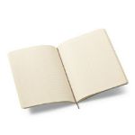 Opened Moleskine Soft Cover Ruled Extra Large Notebook with custom imprint