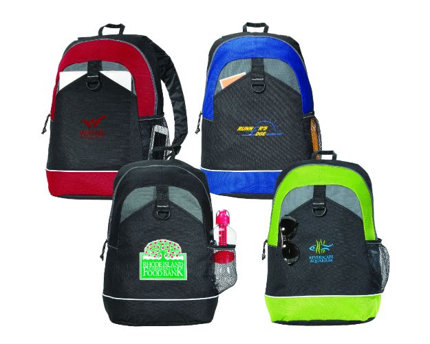 Canyon Custom Backpacks with screen printed logo