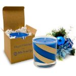 Vanilla Spice Hanukkah Candle