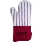 Frosted Silicone Oven Mitt in Burgundy