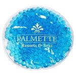 Round Aqua Pearls Hot and Cold Ice Pack Blue