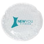 Round Aqua Pearls Hot and Cold Ice Pack White