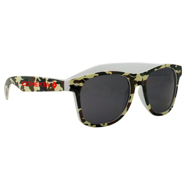 Camouflage Miami Sunglasses Custom Printed