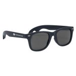 Bottle Opener Malibu Sunglasses in Black