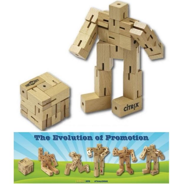 Robo-Cube Puzzle with custom logo
