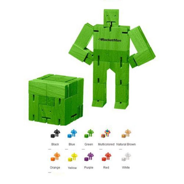 Micro Areaware Cubebot Custom Puzzle Game