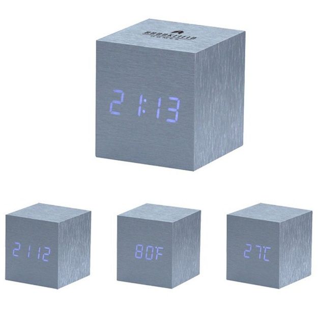 MoMA Alume Cube Clock Corporate Gift
