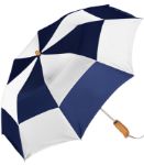 Folding Umbrella Navy White