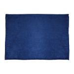 Oversized Tahoe Microfleece Blanket Embroidered in Navy Blue