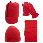 Red Fleece Gift Set