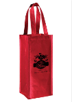 Metallic Vineyard Collection Wine Bags in Metallic Red