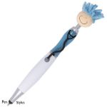 Blue MopTopper™ Screen Cleaner with Stethoscope Stylus Pen