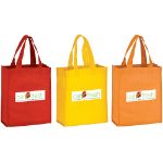 Recession Buster in Red, Yellow and Orange Totes