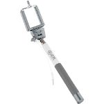 Selfie Sticks with Push Button Handle Audio Port Connector and Laser Engraving