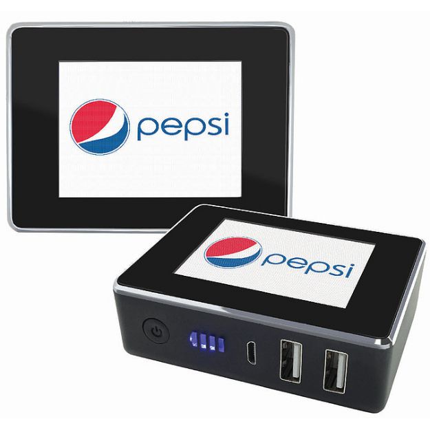 Powerpix Rotating Image on an LCD screen power bank 5200 mAh