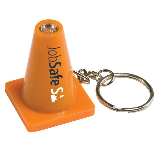 Traffic Cone Key Light and Key Chain