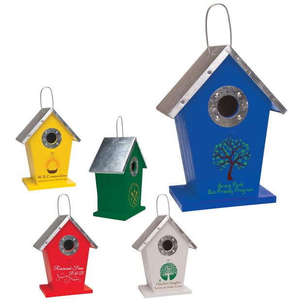 Custom Birdhouse with promotional logo