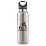 Silver Basecamp Tundra Vacuum Sealed Bottle in Stainless Steel - 20 oz