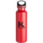 Red Basecamp Tundra Vacuum Sealed Bottle in Stainless Steel - 20 oz