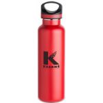 Red Basecamp Tundra Vacuum Sealed Bottle in Stainless Steel - 20 oz