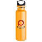 Yellow Basecamp Tundra Vacuum Sealed Bottle in Stainless Steel - 20 oz