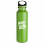 Green Basecamp Tundra Vacuum Sealed Bottle in Stainless Steel - 20 oz