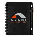 Mercury Notebook Set with Pen in Black